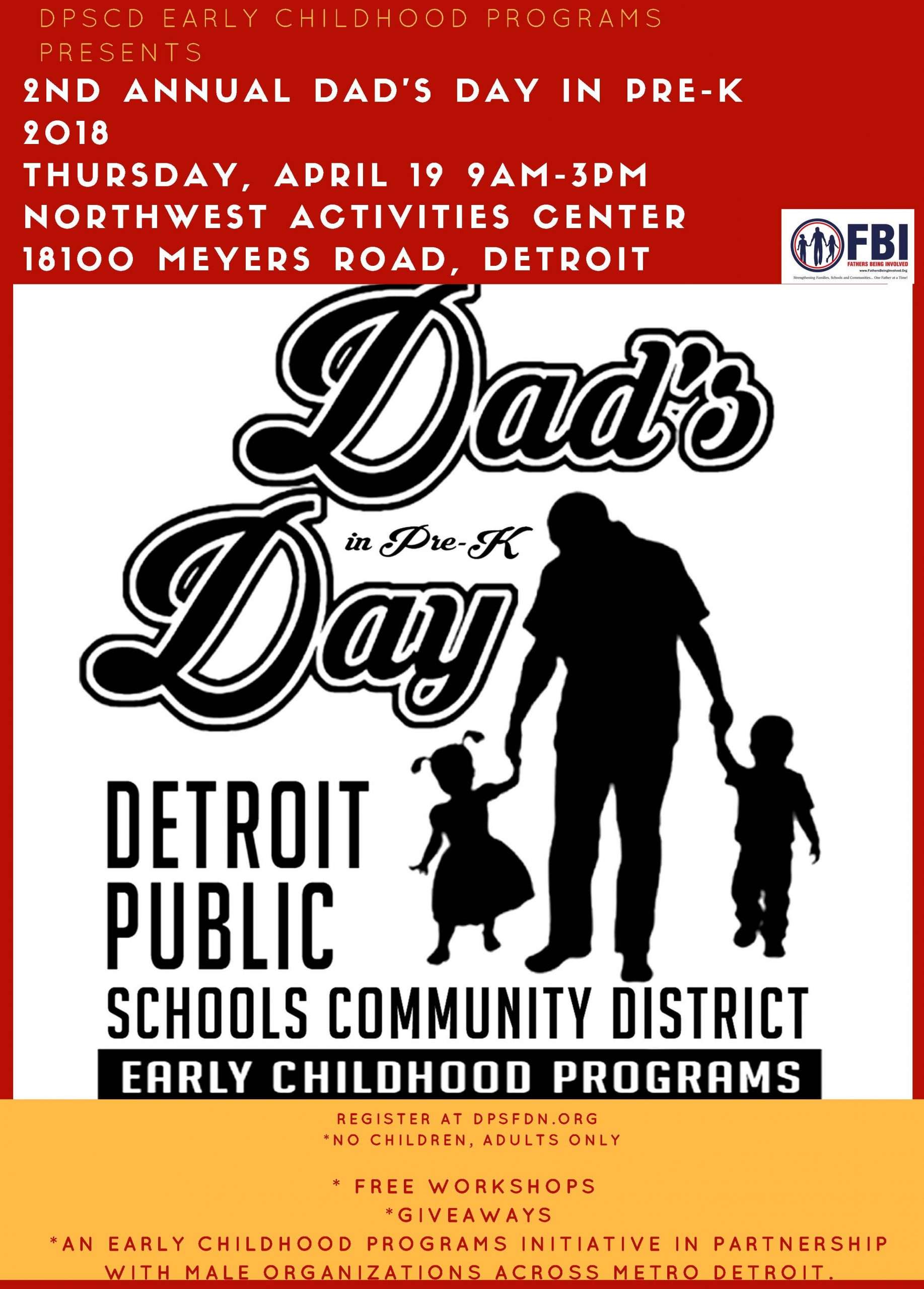 2nd Annual Dad’s Day in Pre-K