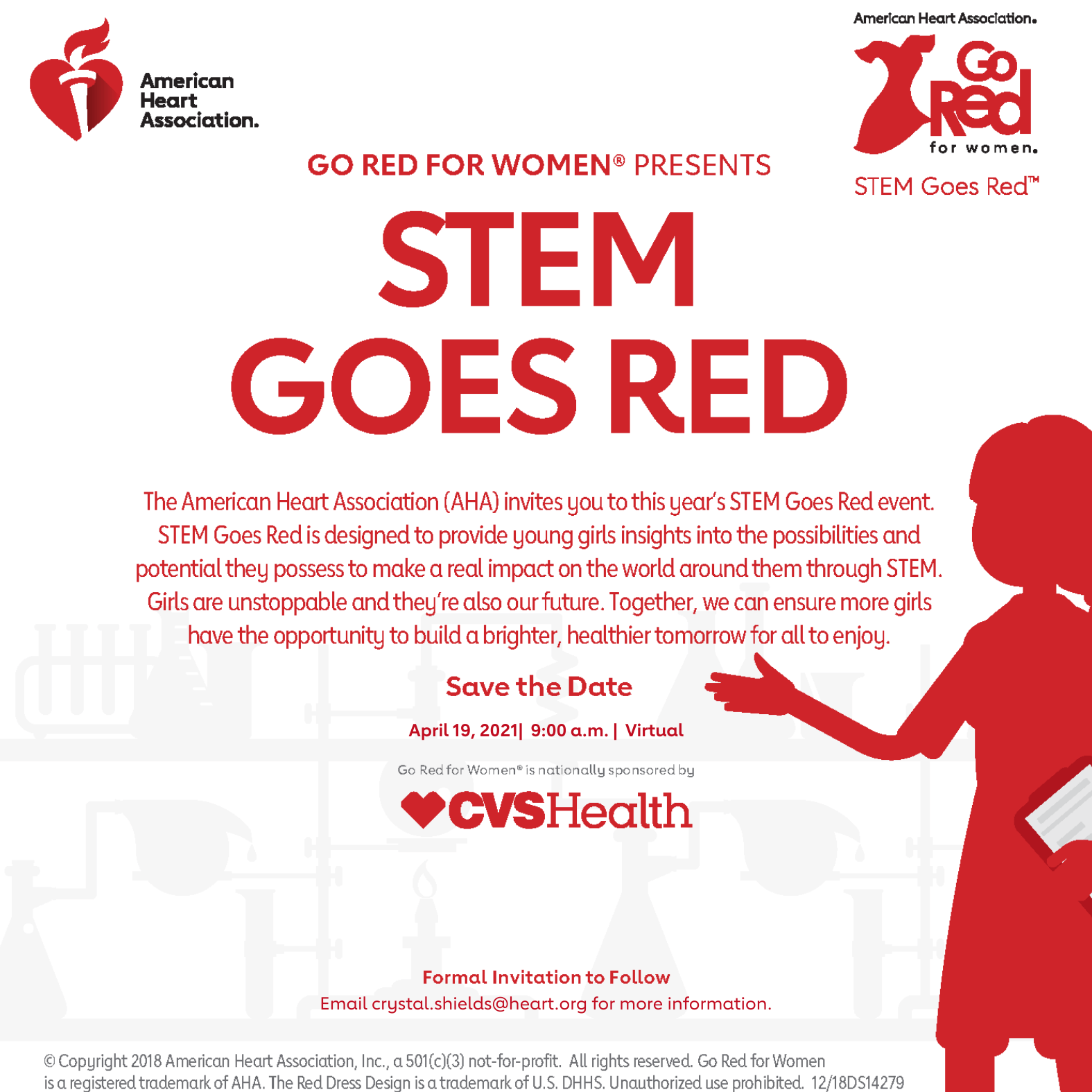 Virtual STEM Goes Red Day at the Detroit International Academy!
