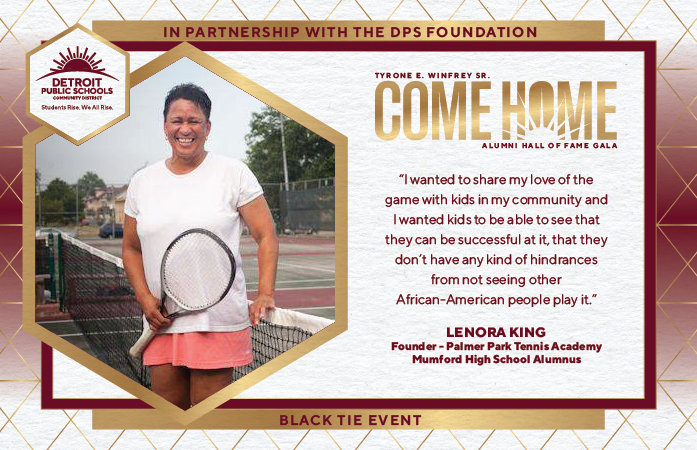 DPS Alumna Leonora King Gives Back to Detroit Youth Through Tennis