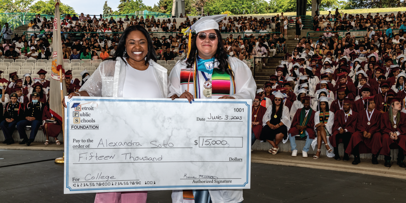 $45,000 in scholarship awards from the DPS Foundation for the Pernick Prize
