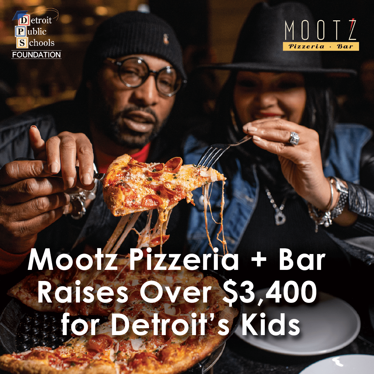 Mootz Pizzeria + Bar Raises Over $3,400 for Detroit’s Kids